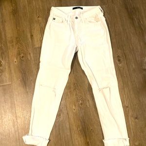 Kancan off white mid rise 5/26